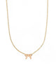 Sadie Bow Enamel Gold Necklace