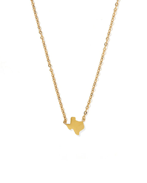 Texas Petite Gold Necklace