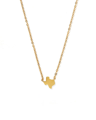 Texas Petite Gold Necklace