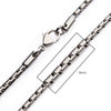 Stainless Steel 3mm Boston Link Chain Necklace