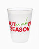 Nutcracker Season Mahjong Frosted Cups
