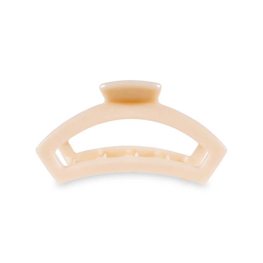 Open Almond Beige Hair Clip