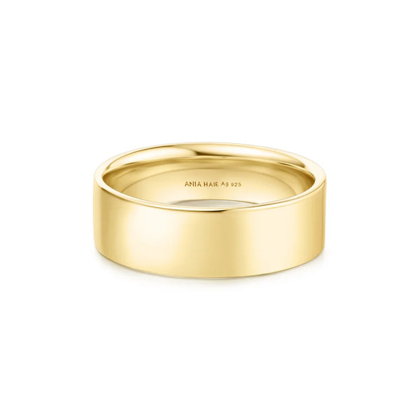 Gold Plated 6mm Smooth Band