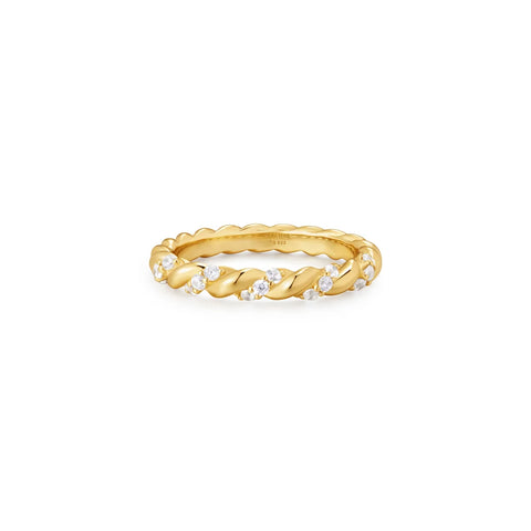 Sparkle Twisted Ring