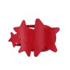 Red Shooting Star Flat Hair Clip