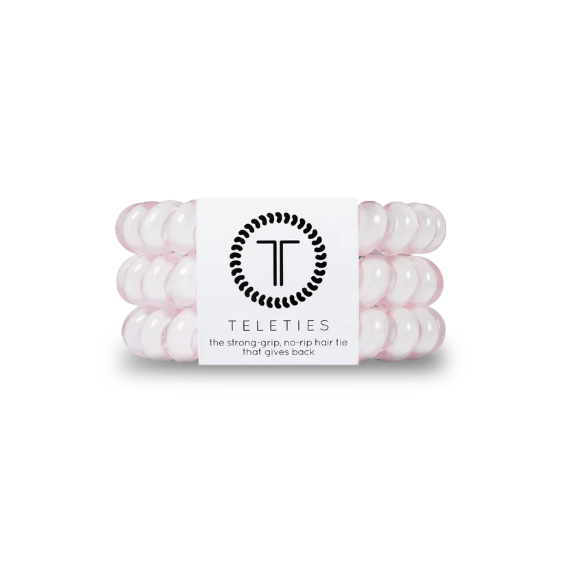 Rose Water Pink Hair Ties