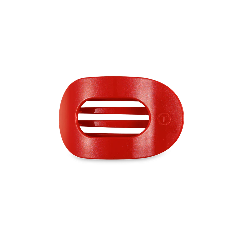 Rudolph Red Flat Round Hair Clip