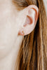 Darby Duster Gold Screwback Stud Earrings