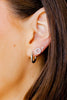 Lainey Flat Back Screw Back Stud Earrings
