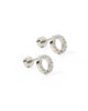 Lainey Flat Back Screw Back Stud Earrings