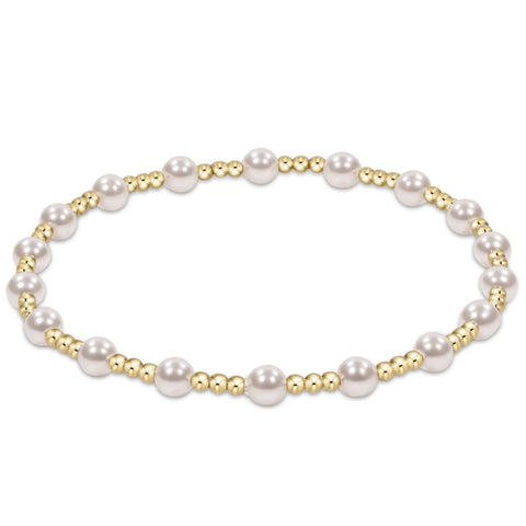 Sincerity Pearl 4mm Bracelet