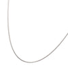 1.5mm 925 Italy Silver Polished Finish Snake Chain Necklace with Flat Lobster Clasp