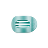 Totally Turquoise Flat Clip