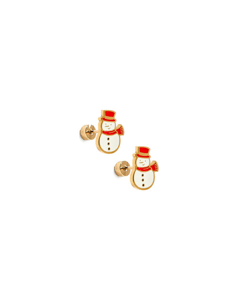 Screwback Stud Frosty Snowman