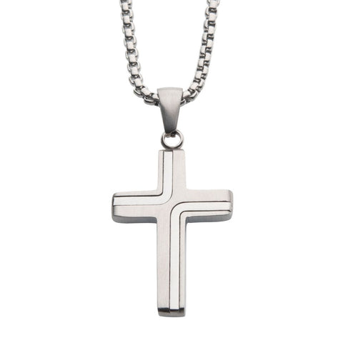 Stainless Steel Cross Necklace