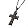 Stainless Steel Antique Cross Pendant Necklace