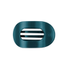 Flat Round Teal With it Hair Clip