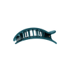 Flat Round Teal With it Hair Clip