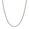 Titanium 3.5mm Flat Curb Chain Necklace