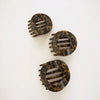 Tortoise Flat Circle Hair Clip