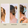 Almond Beige Classic Hair Clip