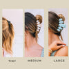 Coconut White Hair Clip