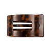 Tortoise Flat Rectangle Hair Clip