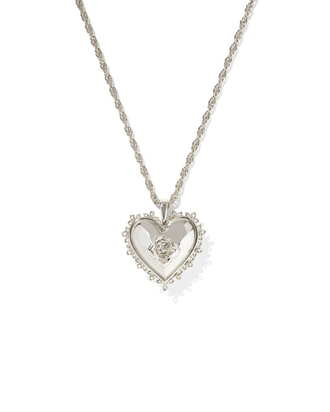 Mallory Rose Locket Short Pendant Necklace