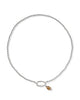Football Metal Strand Necklace