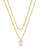 Cailin Multi-Strand Necklace in Clear Crystal