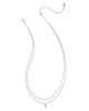 Cailin Multi-Strand Necklace in Clear Crystal