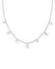 Cailin Strand Necklace in White CZ