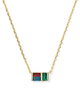Jamie Gold Short Pendant Necklace in Multi Mix