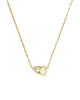 Tatum Short Pendant Necklace in Neutral Mix
