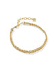 Gabriella Braid Chain Gold Bracelet