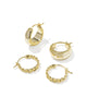 Gabriella Set Huggie Earrings