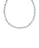 Fate Tennis Necklace in White CZ