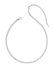Fate Tennis Necklace in White CZ
