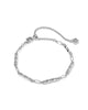 Fate Set of 2 Delicate Bracelet Sets in White CZ