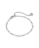 Fate Set of 2 Delicate Bracelet Sets in White CZ