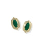Ellie Stepped Frame Stud Earrings