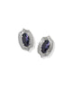Ellie Stepped Frame Stud Earrings
