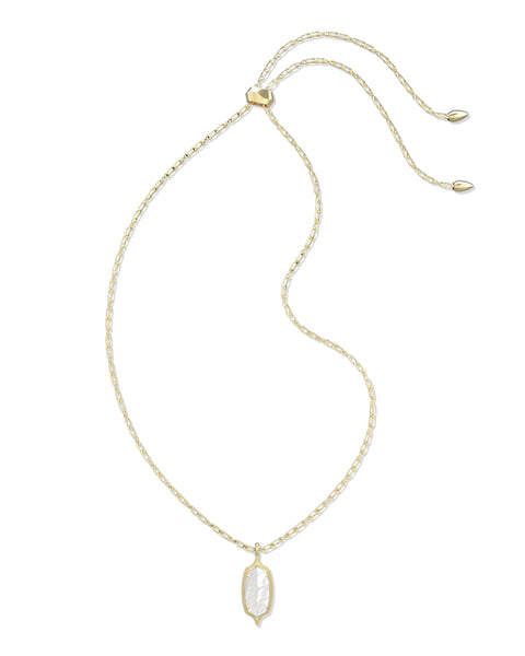 Dani Stepped Frame Long Necklace