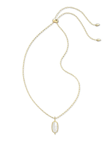 Dani Stepped Frame Long Necklace