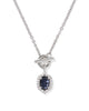 Daphne Crystal Frame Toggle Necklace