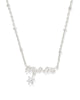 Mom Crystal Short Pendant Necklace