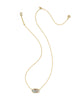 Elisa USA Pendant Necklace Red White Blue Illusion