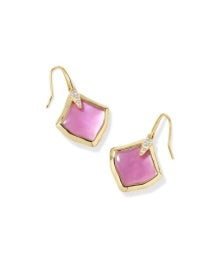 Joelle Drop Earring Gold in Azalea Illusion