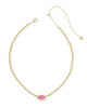 Elisa Beaded Necklace in Gold Azalea Illusion