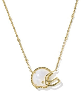 Football Helmet Pendant Necklace